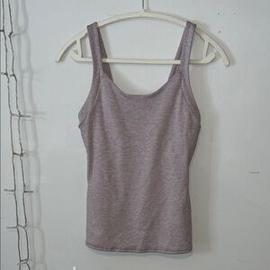 ALO Yoga Heathered Purple Tank Top